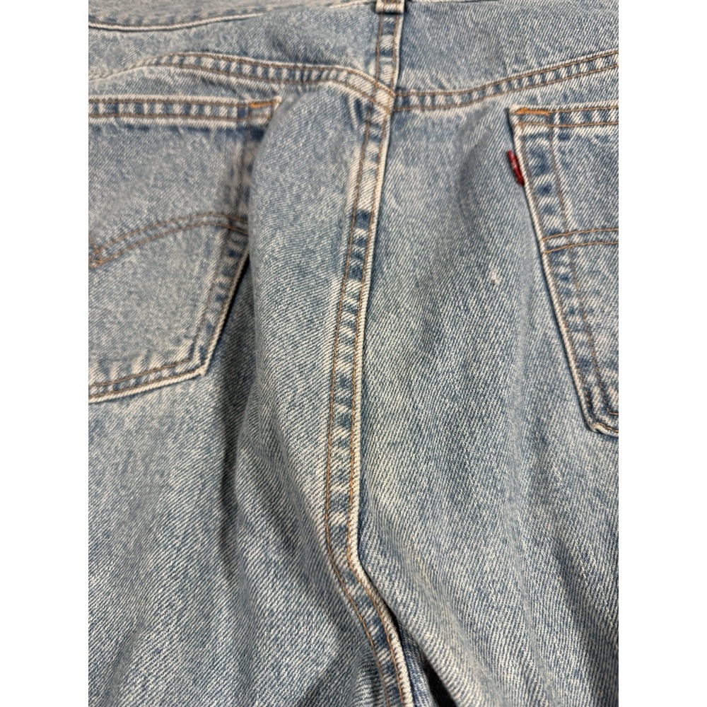 Vintage Levis 550 Relaxed Tapered Leg Denim Jeans Womens‎ 24 W M Blue Light Wash - Picture 11 of 11